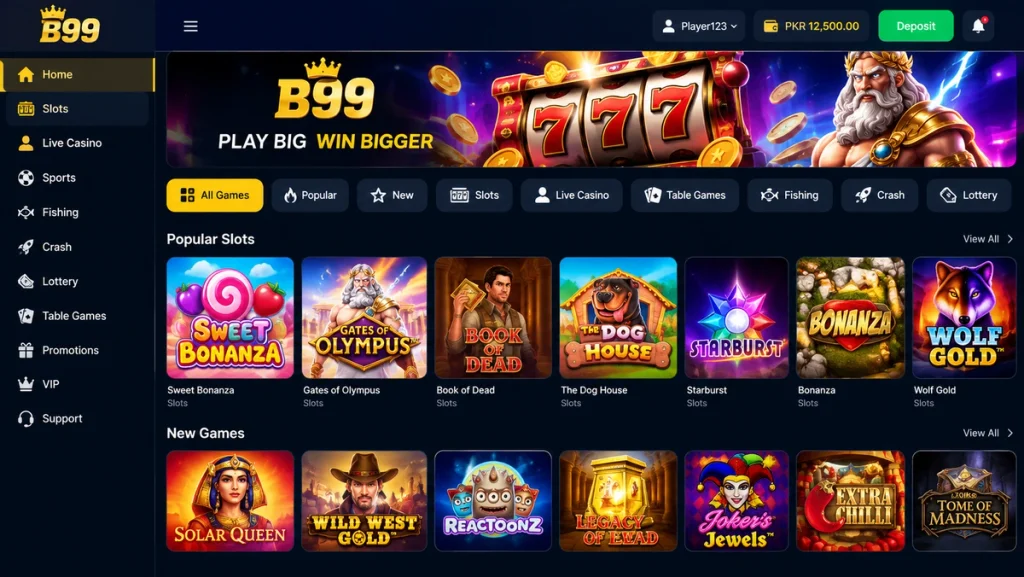 B99 Game download all menu